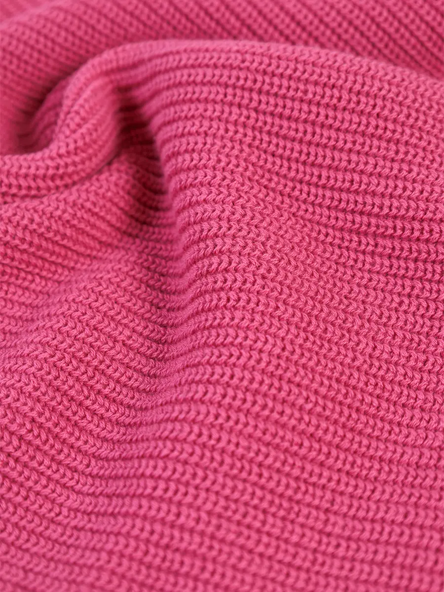 Пуловер в рубчик из органического хлопка